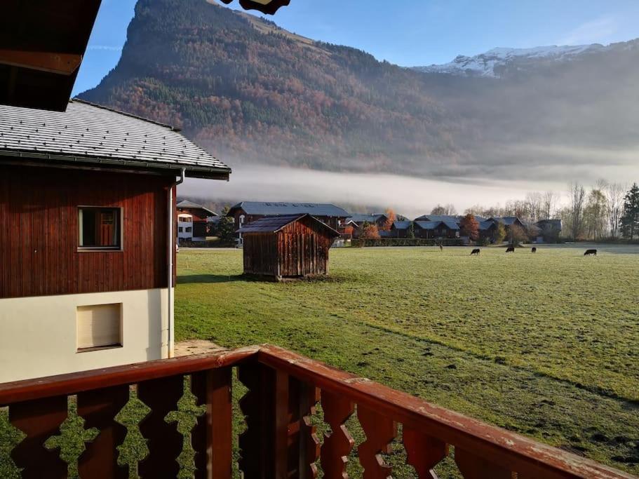Bel Appartement en résidence avec piscines et sauna Samoëns Esterno foto